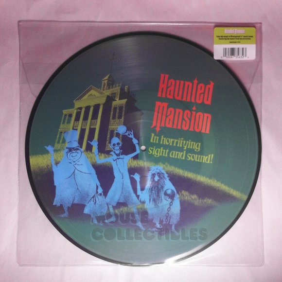 Disney Parks Haunted Mansion Vinyl Record Attraction Soundtrack Picture Disc - Picture 1 of 10
